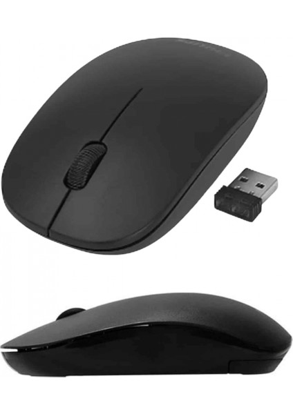 Ergonomik Tasarım Kablosuz Siyah Mouse Hassas Uzun Ömürlü fırsatları