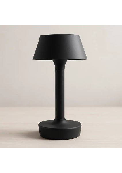 Novis Şarjlı 3 Kademeli Metal Masa Lambası