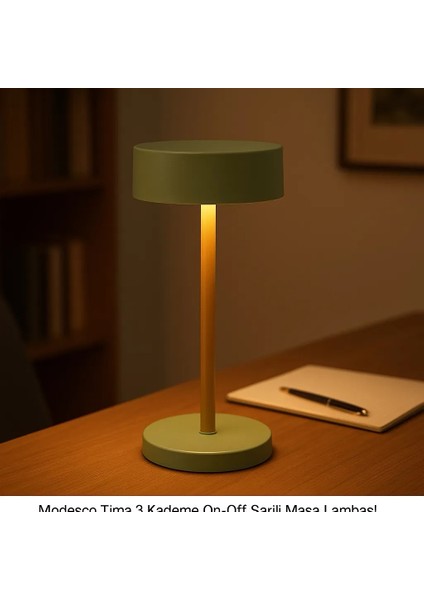 Tima 3 Kademe On-Off Şarjlı Masa Lambası modelleri