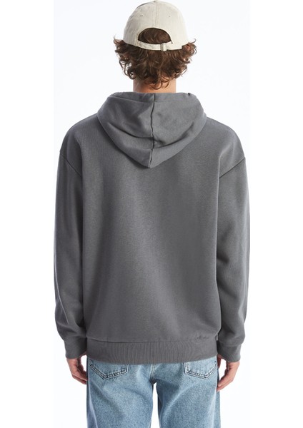 Yeni Sezon Uzun Kollu Baskılı Erkek Kalın Hoodie fırsatları