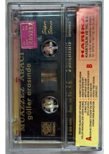 Muazzez Abacı Güller Arasında Kaset (Orijinal Dönem Baskı Kaset) fiyatları