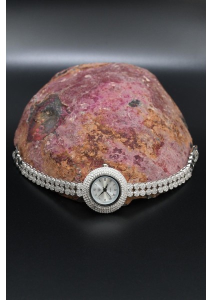 925 Ayar Gümüş Kadın Saati (Kadın Gümüş Saat) Zirkon Taşlı 902378 fırsatları