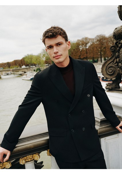 Yeni Sezon Standart Kalıp Erkek Blazer Ceket