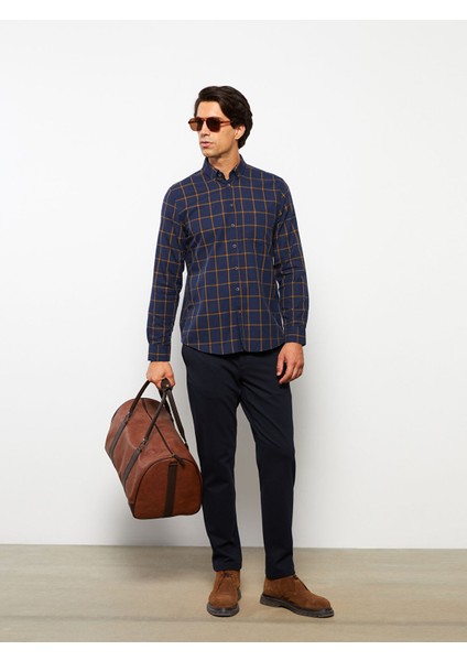 Yeni Sezon Regular Fit Uzun Kollu Ekose Erkek Gömlek fiyatları