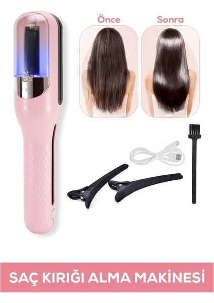 2'si 1 Arada Profesyonel Saç Kesme, Kırık Alma Makinesi Uyumlu