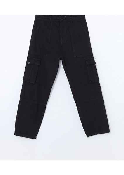 Yeni Sezon Rahat Kalıp Gabardin Erkek Kargo Pantolon indirimleri