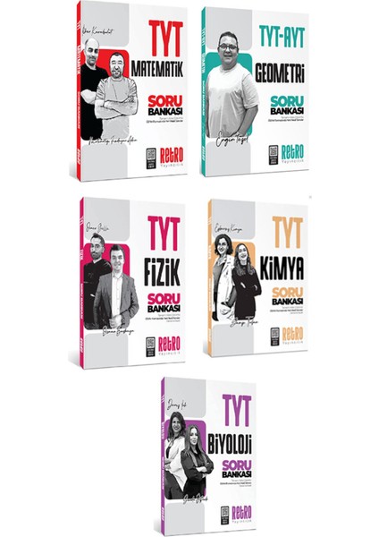 2026 Model Tyt Sayısal Soru Bankası Seti Matematik Geometri Fizik Kimya Biyoloji Retro