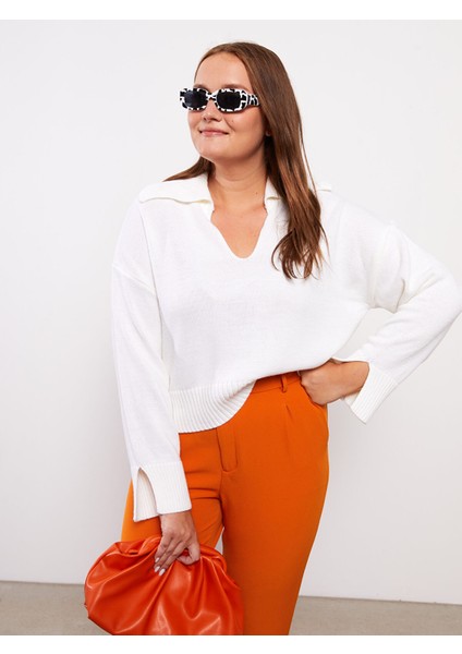 Yeni Sezon Polo Yaka Kadın Triko Kazak modelleri