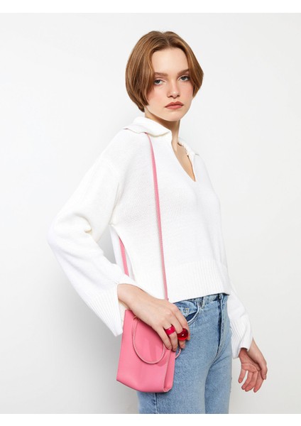 Yeni Sezon Polo Yaka Kadın Triko Kazak fırsatları