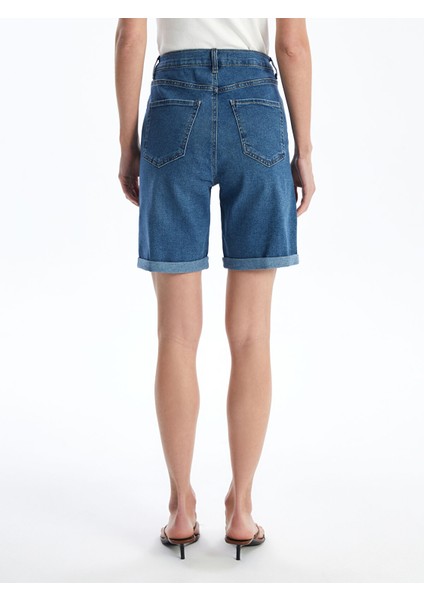 Yeni Sezon Bermuda Fit Kadın Jean Şort fırsatları