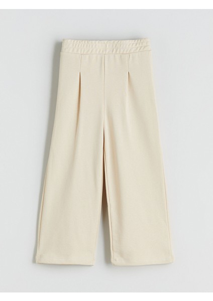 Yeni Sezon Beli Lastikli Kız Çocuk Eşofman Alt