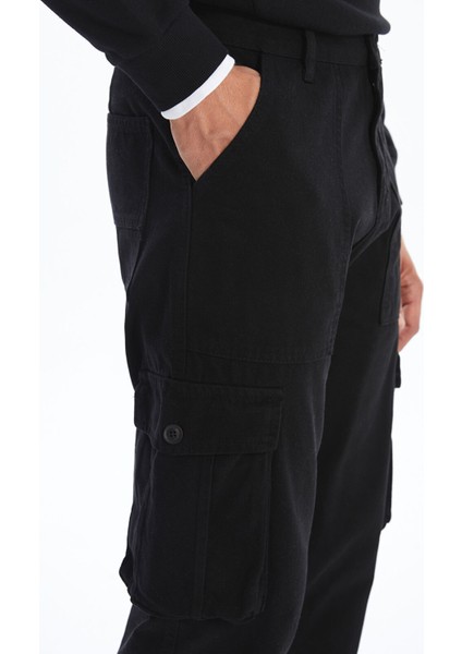 Yeni Sezon Standart Kalıp Gabardin Erkek Kargo Pantolon modelleri