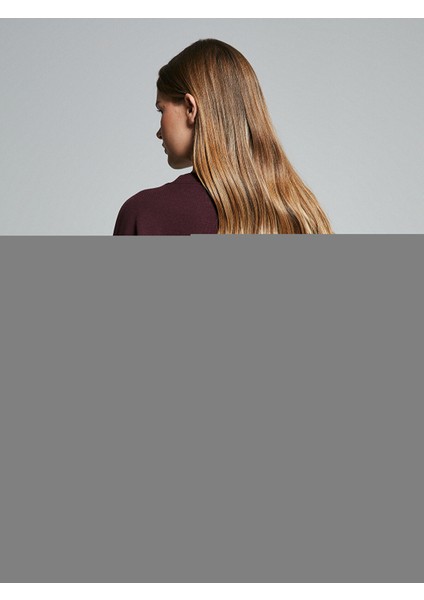 Yeni Sezon Bisiklet Yaka Oversize Kadın Sweatshirt indirimleri