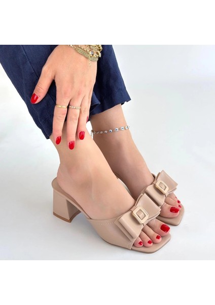 Lvsqvr Pier Nude Cilt Topuklu Terlik (Numara: 36) fırsatları