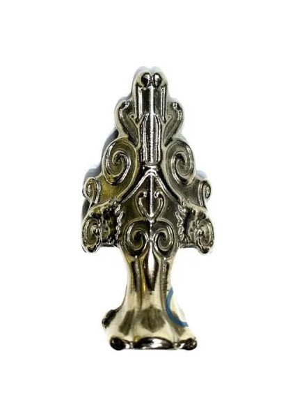 Eco Lounge Lükens Sandık Ayağı, Kutu Ayak 4 cm - Nikel