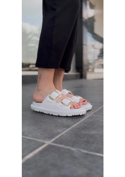 Lvsqvr Kbtx-1 Kuback Beyaz Günlük Kadın Terlik (Numara: 39) fiyatları