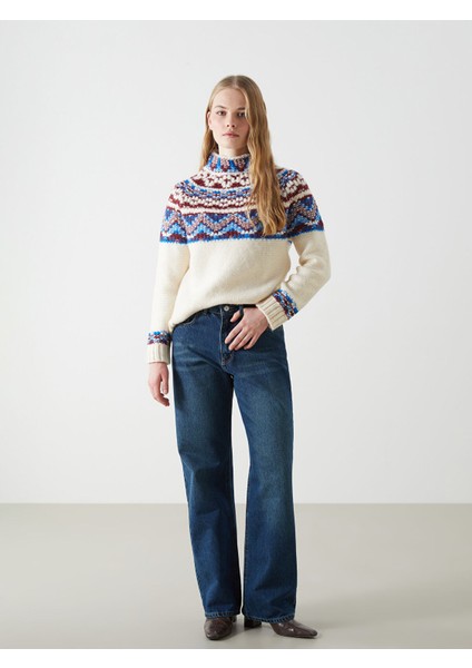 Yeni Sezon Straight Fit Kadın Jean Pantolon