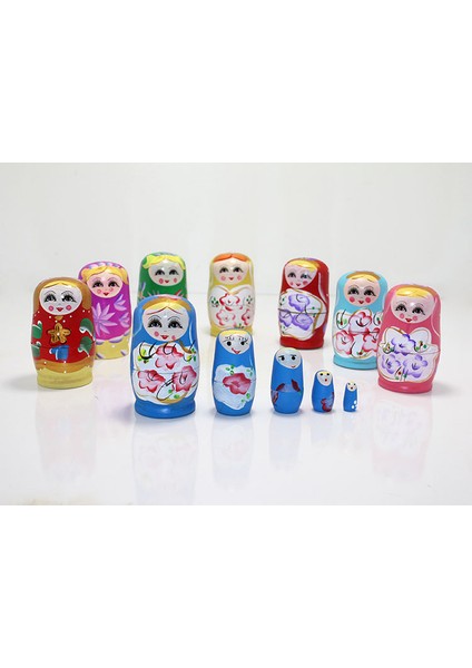 5'li Ahşap Matruşka