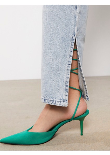 Yeni Sezon Yüksek Bel Straight Fit Kadın Jean Pantolon fırsatları