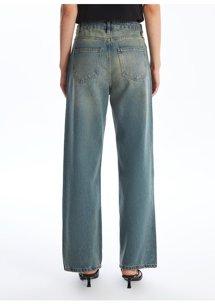 Yeni Sezon Straight Fit Kadın Jean Pantolon fırsatları