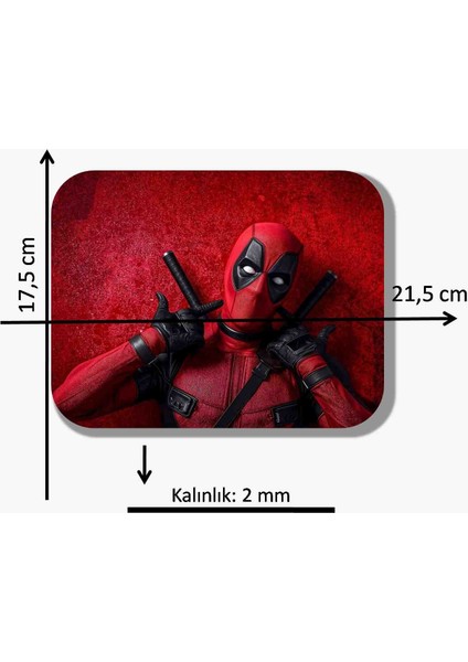 Deadpool Baskılı Mouse Pad fiyatları