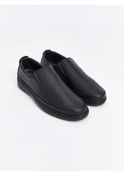 Yeni Sezon Deri Görünümlü Erkek Klasik Ayakkabı