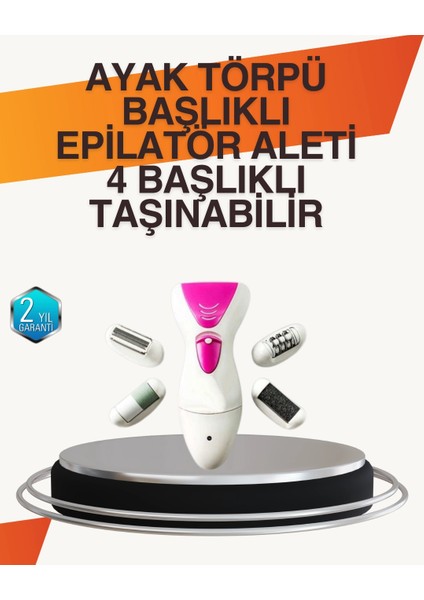 4 Fonksiyonlu Epilasyon ve Tırnak Bakım Makinesi