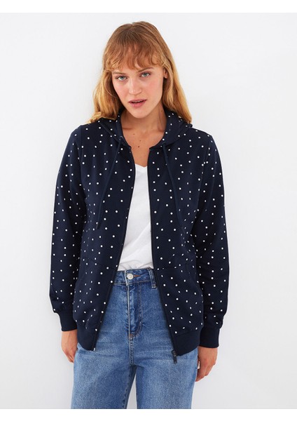 Yeni Sezon Kapüşonlu Puantiyeli Uzun Kollu Kadın Spor Hırka fiyatları