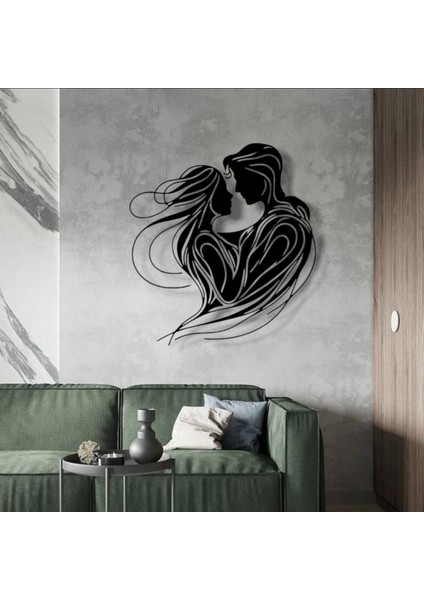 Aşk Figürü Metal Duvar Dekoru – Romantizmin ve Zarafetin Sembolü fırsatları