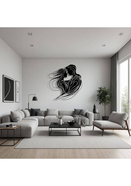 Aşk Figürü Metal Duvar Dekoru – Romantizmin ve Zarafetin Sembolü