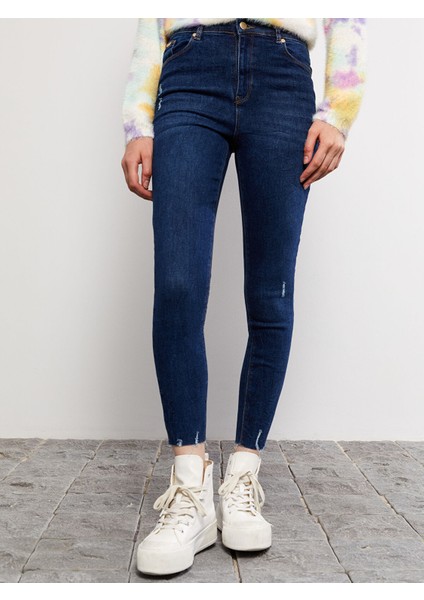 Yeni Sezon Yüksek Bel Jüpiter Süper Skinny Fit Kadın Jean Pantolon modelleri