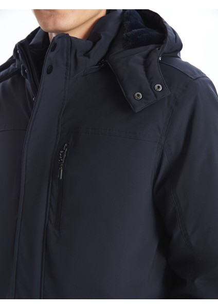 Yeni Sezon Standart Kalıp Kapüşonlu Erkek Mont modelleri