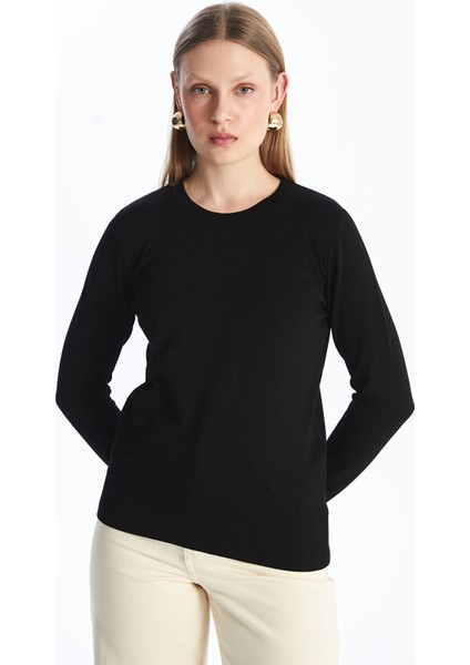 Yeni Sezon Bisiklet Yaka Düz Uzun Kollu Kadın Triko Kazak fiyatları