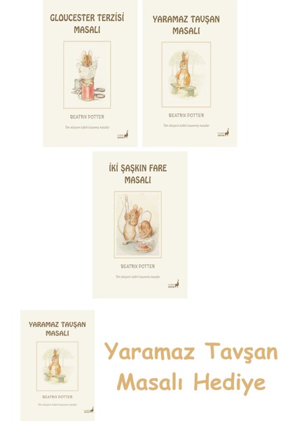 + Beatrix Potter 9 - Yaramaz Tavşan Masalı + Beatrix Potter 5 - Iki Şaşkın Fare Masalı