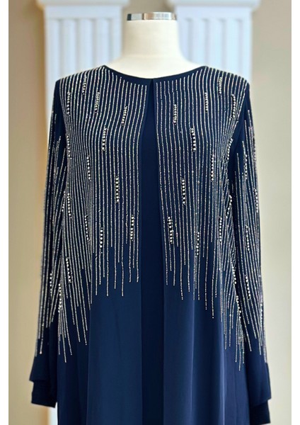 Deren Abiye Elbise Lacivert fiyatları