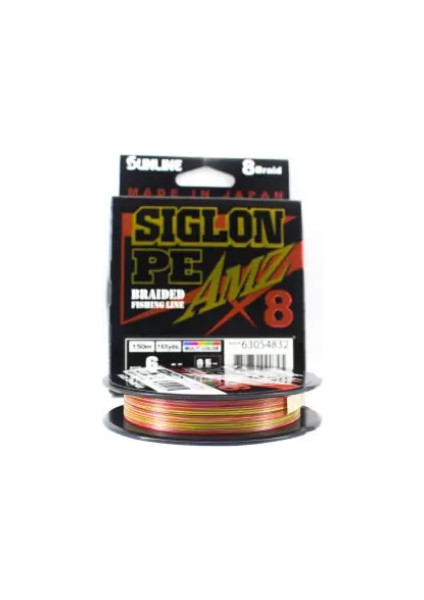 Siglon Pe Amz Braided X8 150MT Multicolor Ip Misina fiyatları