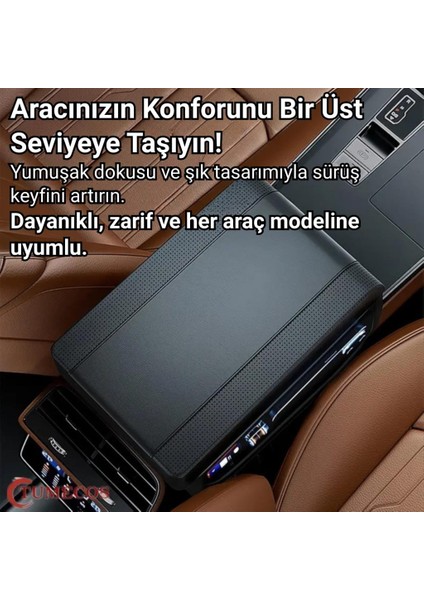 Premıum Yumuşak 2 Yan Cüzdanlı Araç Kol Dayama Padi. Kol Dayama Yastığı Araç Içi Organizer Kol Dayama fiyatları