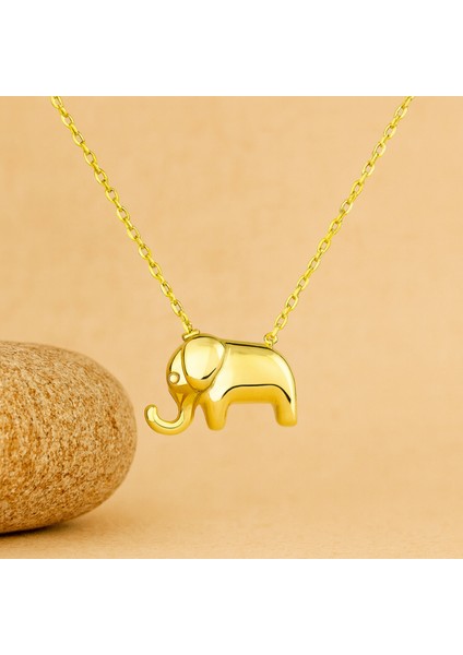 14 Ayar Altın Mini Fil Kolye fiyatları