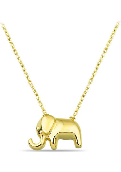 14 Ayar Altın Mini Fil Kolye indirimleri
