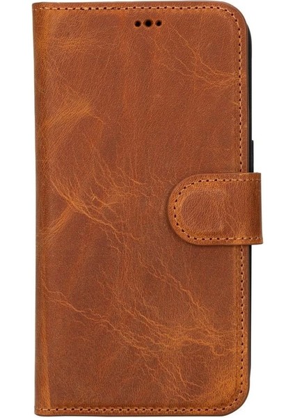 Apple iPhone 15 Pro Uyumlu Deri Cüzdanlı Kılıf Mwwn G19 Taba fırsatları