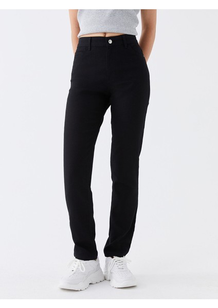 Yeni Sezon Yüksek Bel Slim Fit Kadın Jean Pantolon fırsatları