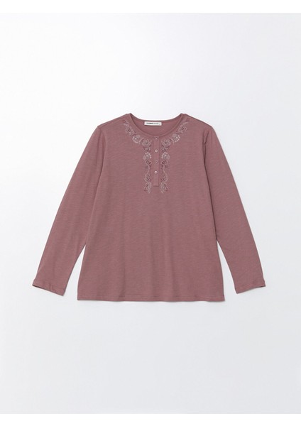 Yeni Sezon Bisiklet Yaka Çiçekli Kadın Bluz indirimleri