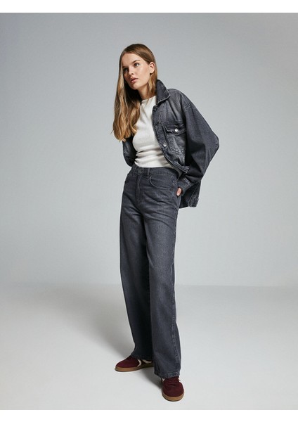 Yeni Sezon Straight Fit Kadın Jean Pantolon