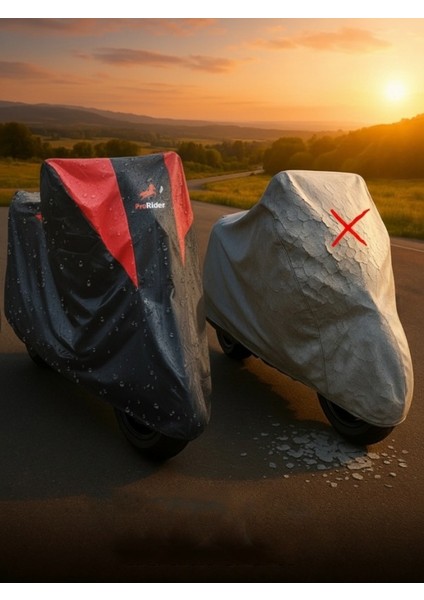 Motosiklet Brandası Lüx Premium Paraşüt Kumaşı Kalın Uzun Ömürlü Motor Branda L Beden fiyatları