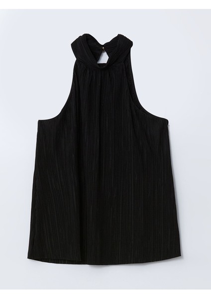 Yeni Sezon Halter Yaka Dokulu Kadın Bluz indirimleri