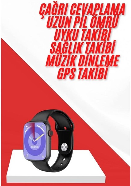 Yeni Nesil Akıllı Saat ve Kulaklık Seti Gümüş Kasa Zarif Tasarım Çok Fonksiyonlu