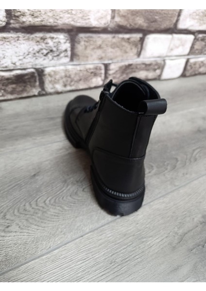 Hakiki Deri Yandan Fermuarlı Çok Kaliteli Gerçek Kauçuk Kaymaz Taban Kışlık Bot fırsatları