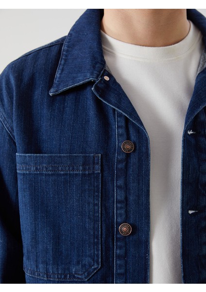 Yeni Sezon Rahat Kalıp Uzun Kollu Erkek Jean Gömlek modelleri