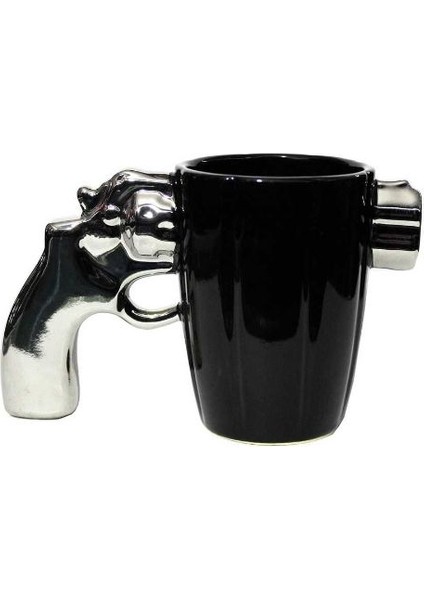 Metalik Silah Tasarımlı Kupa Bardak fiyatları