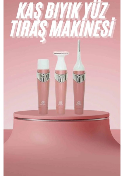 Ieg® 3 Başlıklı Kıl Tüy Temizleyici Epilasyon Aleti Tüm Cilt Tiplerine Uygun